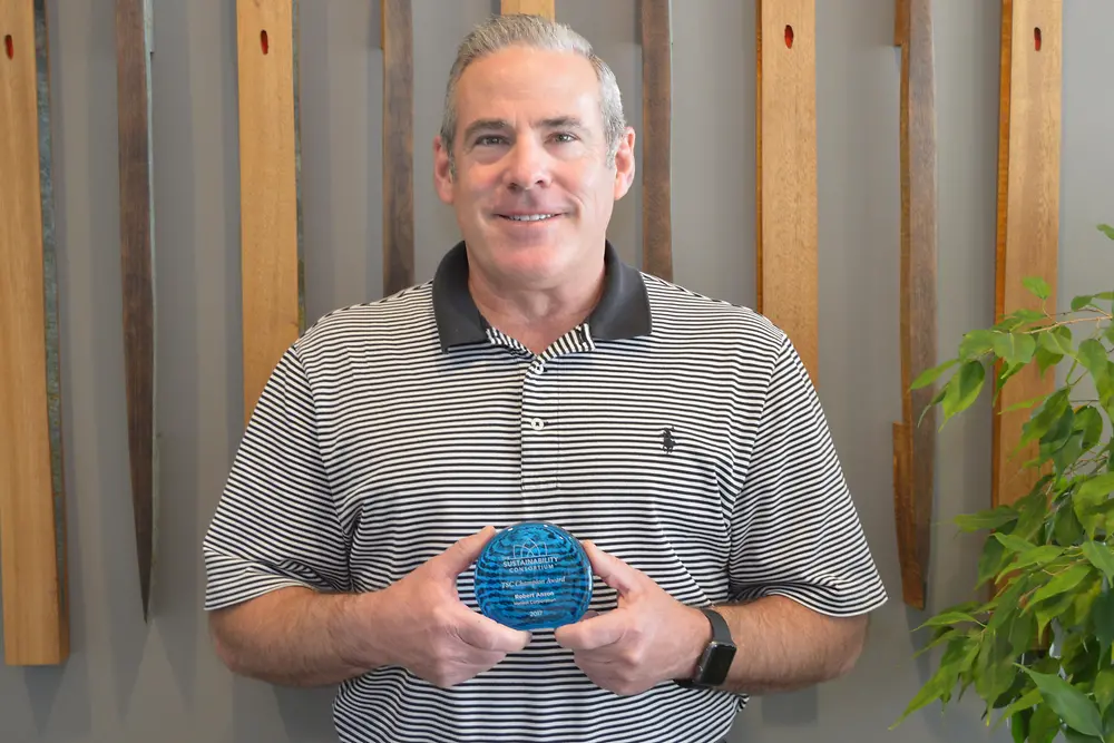 The Sustainability Consortium presented Rob Anson with a Champion Award for his contributions and support of their mission.